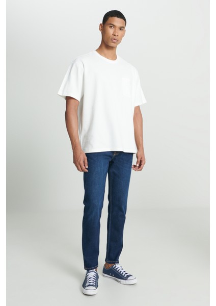 Lee Austin Regular Tapered Fit Yüksek Bel Esnek Jean Kot Pantolon