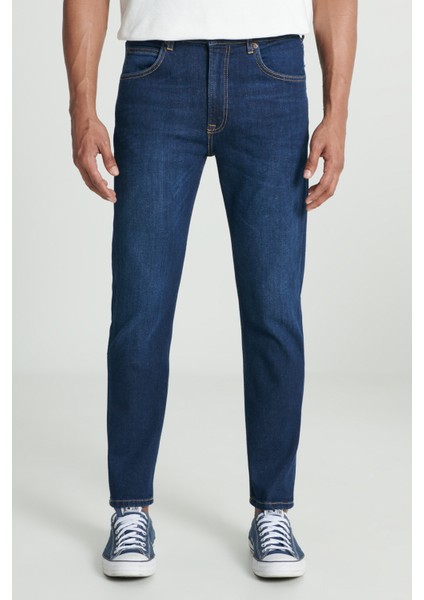 Lee Austin Regular Tapered Fit Yüksek Bel Esnek Jean Kot Pantolon indirimleri