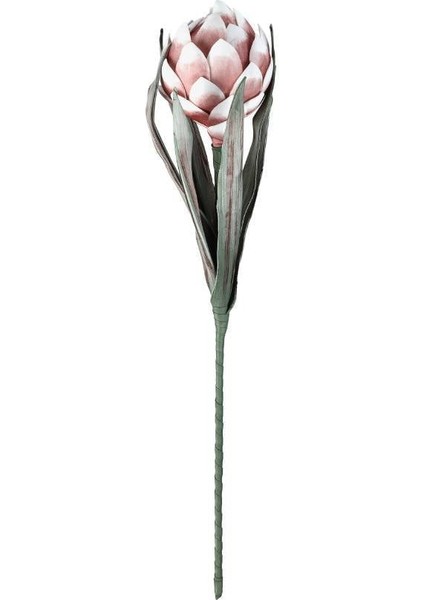 428126 "molave" Pembe/beyaz Tek Dal Yapay Çiçek 60CM Yüksekliğinde fiyatları