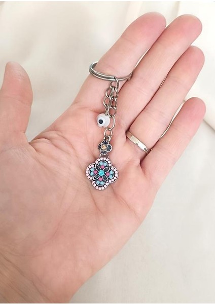 Anahtarlık Cam Nazar Boncuklu Çanta Cüzdan Süsü Aksesuar fırsatları