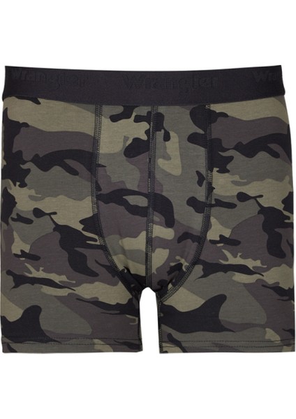 Regular Fit Normal Kesim Gri Tekli Boxer