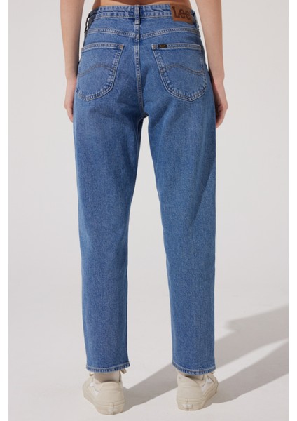 Carol Straight Fit Düz Kesim Yüksek Bel Esnek Jean Kot Pantolon
