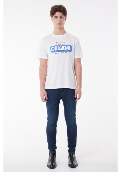 Regular Fit Normal Kesim %100 Pamuk Bisiklet Yaka Kırık Beyaz Tişört fiyatları