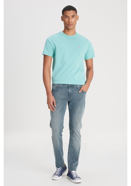 Lee Luke Slim Tapered Esnek Jean Kot Pantolon