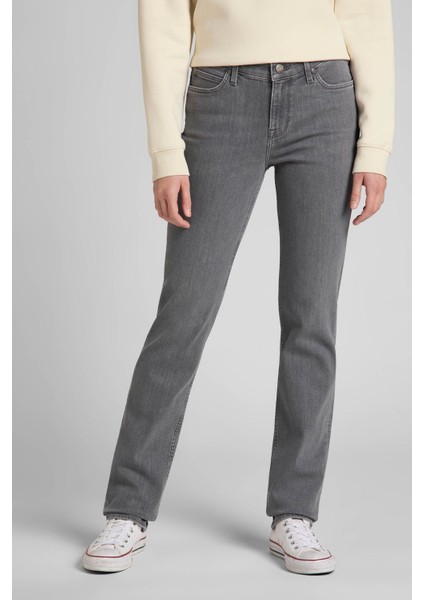 Marion Straight Fit Düz Kesim Normal Bel Esnek Jean Kot Pantolon
