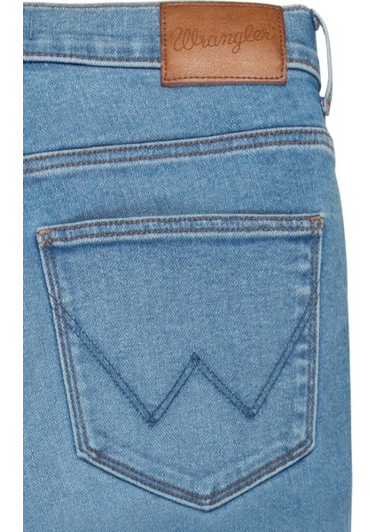 Skinny Fit Dar Kesim Yüksek Bel Esnek Jean Kot Pantolon