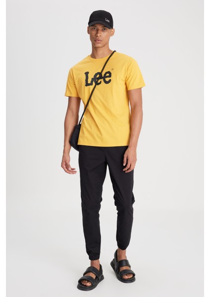 Regular Fit Normal Kesim Normal Bel Dar Paça Siyah Jogger Pantolon