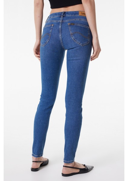 Skinny Fit Dar Kesim Normal Bel Açık Mavi Scarlett Esnek Jean Denim Kot Pantolon indirimleri