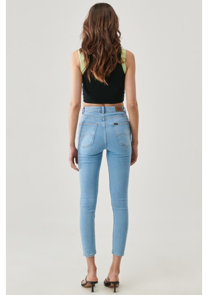 Ivy Super Skinny Fit Dar Kesim Çok Yüksek Bel Esnek Jean Kot Pantolon