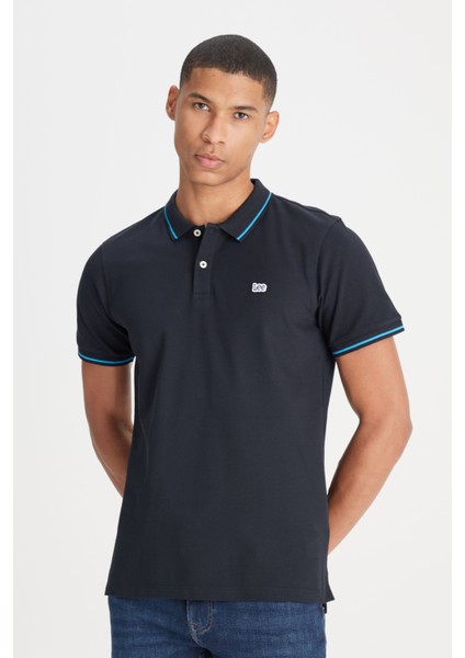 Slim Fit Dar Kesim Polo Yaka %100 Pamuk Tişört