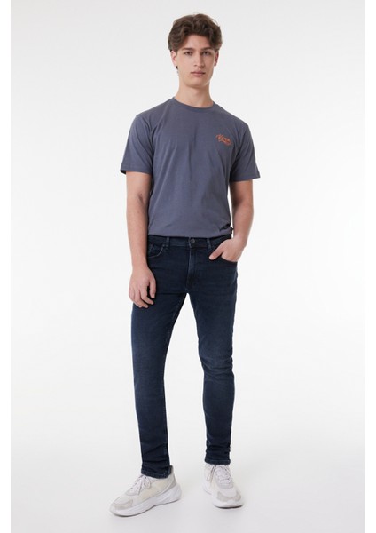 Lee Luke Slim Tapered Esnek Jean Kot Pantolon