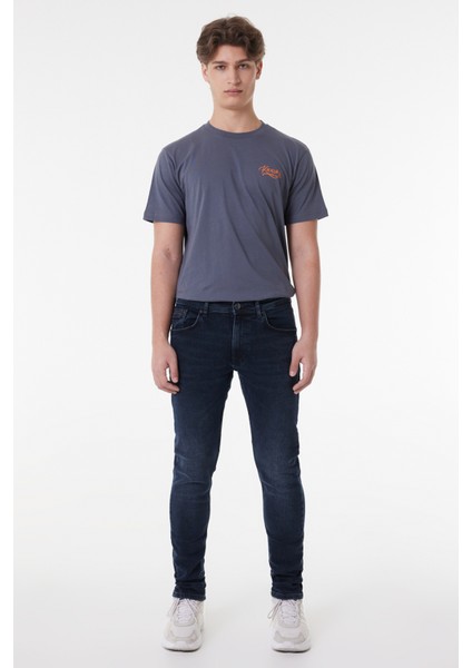 Lee Luke Slim Tapered Esnek Jean Kot Pantolon