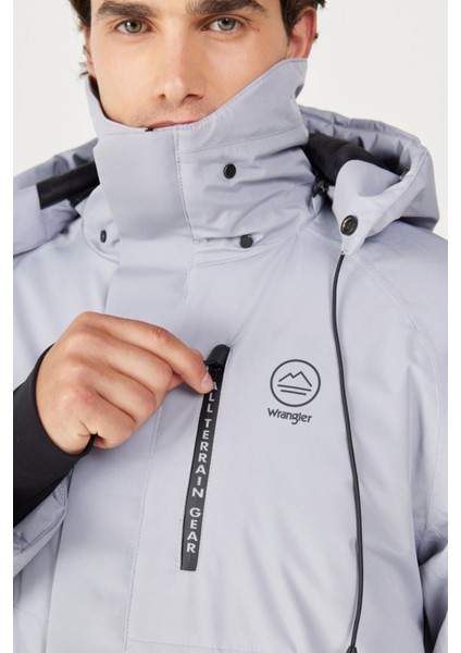 All Terrain Gear Regular Fit Normal Kesim Kapüşonlu Gri Parka