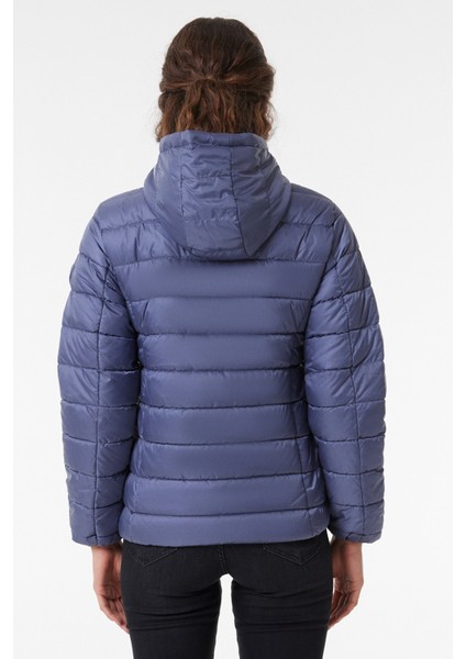 Regular Fit Normal Kesim Mavi Şişme Mont