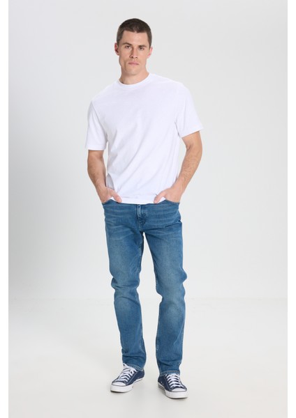 Regular Fit Normal Kesim Düşük Bel Açık Mavi Esnek Greensboro Jean Kot Pantolon