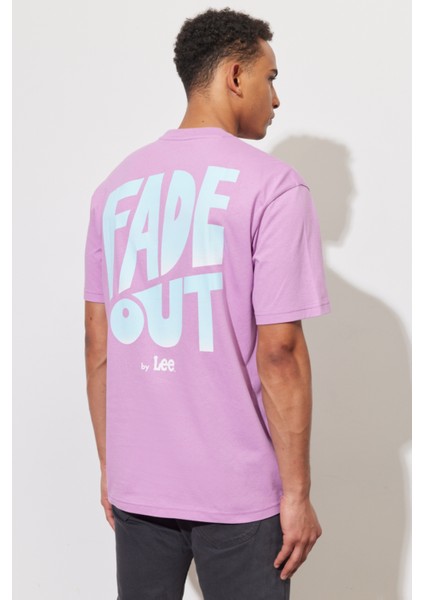 Loose Fit Rahat Kesim %100 Pamuk Bisiklet Yaka Pembe Tişört modelleri
