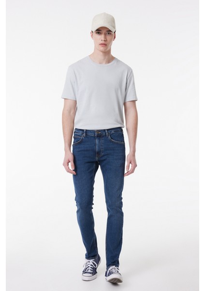 Lee Luke Slim Tapered Esnek Jean Kot Pantolon