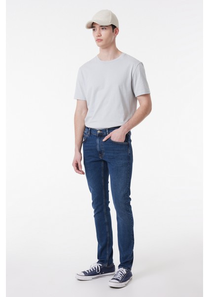 Lee Luke Slim Tapered Esnek Jean Kot Pantolon