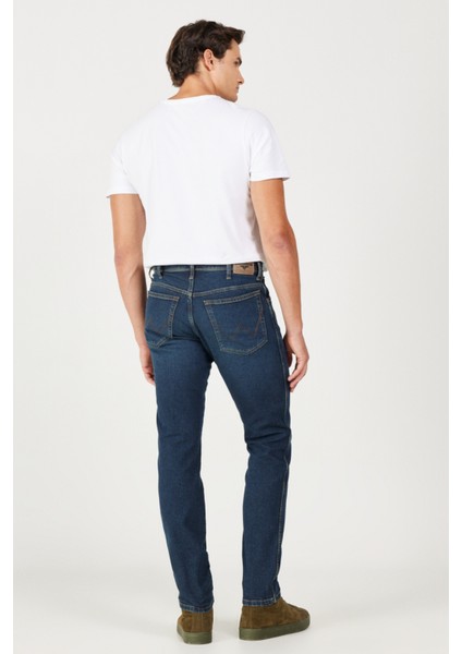 Texas Slim Fit Dar Kesim Normal Bel Mavi Esnek Jean Kot Pantolon