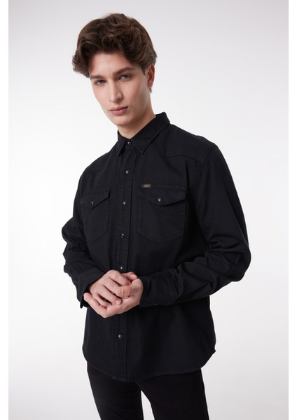 Regular Fit Normal Kesim %100 Pamuk Denim Gömlek modelleri