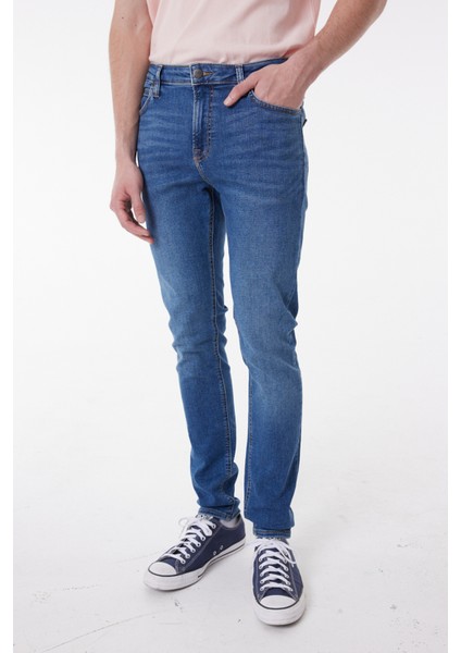 Malone Skinny Fit Normal Bel Denim Esnek Jean Kot Pantolon modelleri