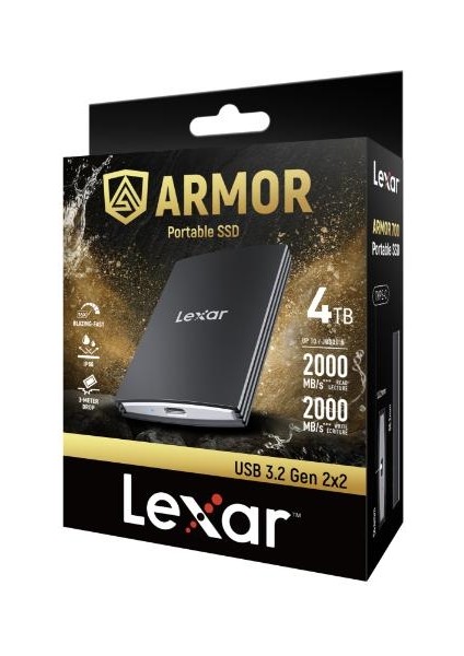 External 4tb LAR700X004T-RNBNG 2000MB/S USB 3.2 Taşınabilir SSD Disk