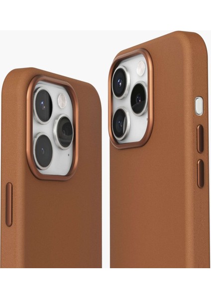 Deri Kılıf Apple iPhone 16 Pro Kahverengi modelleri