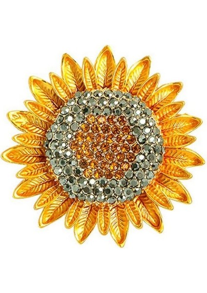 Sunflower Ayçiçeği Broş