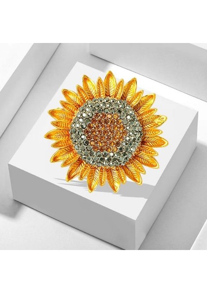 Sunflower Ayçiçeği Broş