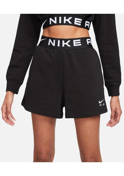 Sportswear Air Fleece Kadın Siyah Şort fiyatları