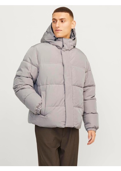 Jjebradley Puffer Jacket Erkek Şişme Mont Gri 12256974 V1