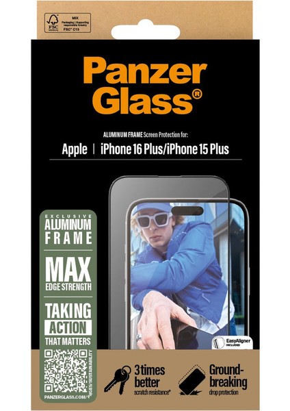 iPhone 16 Plus Alüminyum Çerçeve Uwf Ekran Koruyucu modelleri