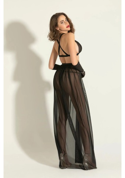 GP6132 Bayan Gecelik, Eldiven ve String Takım fiyatları