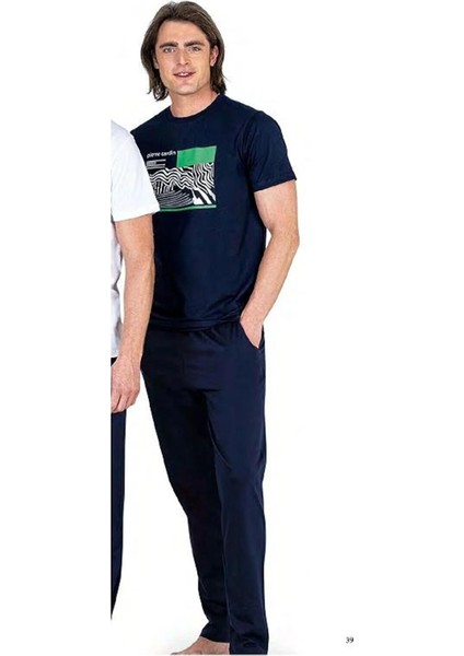Pıerre Cardın 6044 Erkek Penye Pijama 24Y