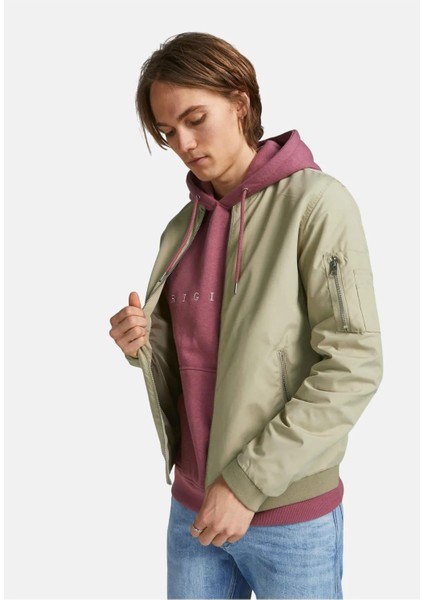 Jack & Jones Jjerush Bomber Erkek Mevsimlik Mont Bej 12165203 V1