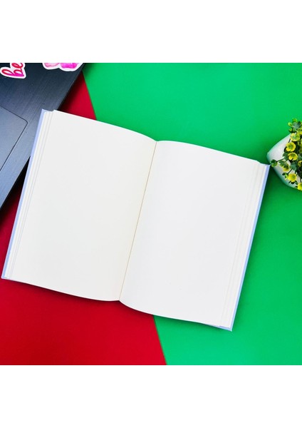 Fil Tasarım Lastikli Çizgisiz Defter