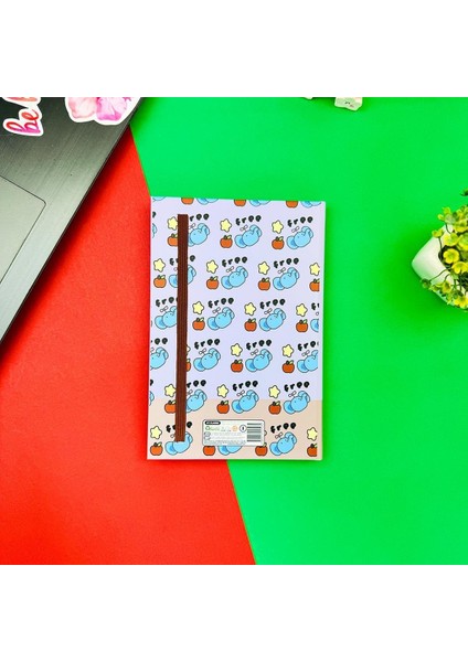 Fil Tasarım Lastikli Çizgisiz Defter