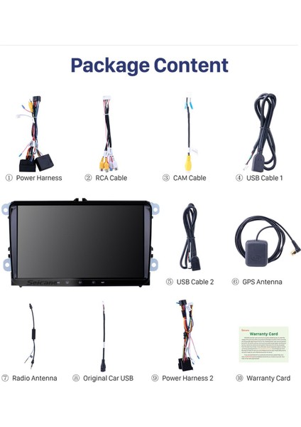 Volkswagen Jetta Multimedya Navigasyon USB Kamera Androıd 2005-2011 Vw Uyumlu