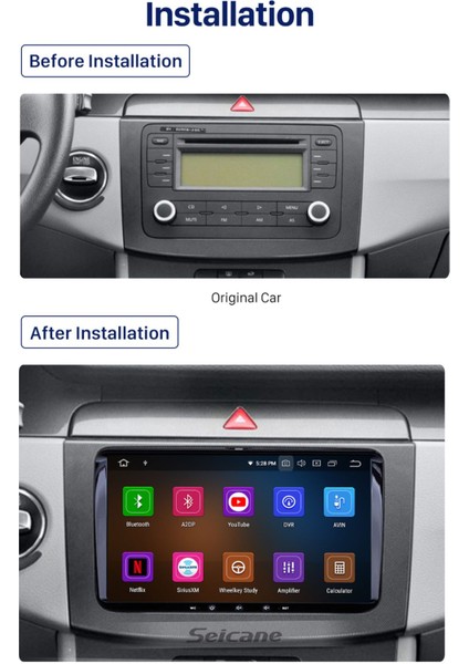 Volkswagen Jetta Multimedya Navigasyon USB Kamera Androıd 2005-2011 Vw Uyumlu