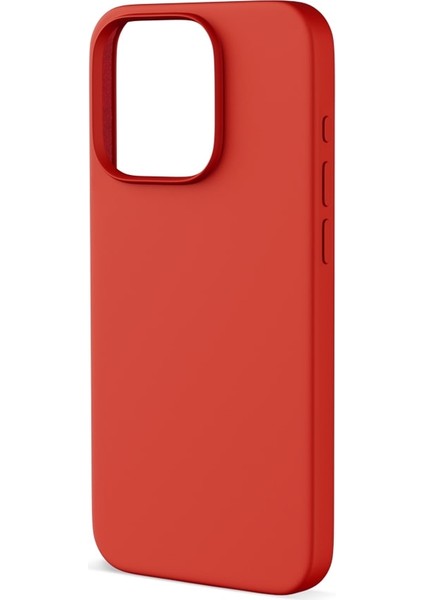 Silikon Manyetik - Magsafe Uyumlu Kılıf Apple iPhone 14 Plus - Koyu Kırmızı