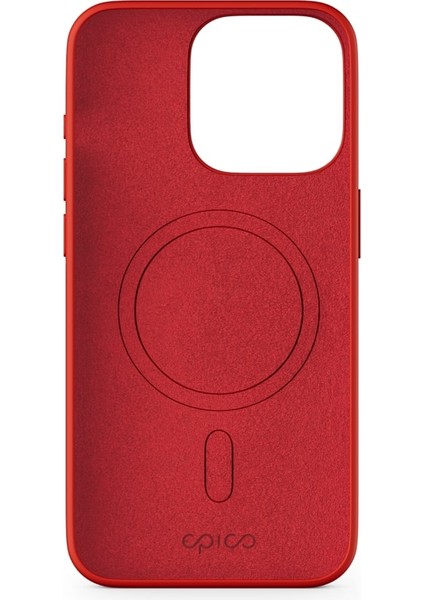 Silikon Manyetik - Magsafe Uyumlu Kılıf Apple iPhone 14 Plus - Koyu Kırmızı