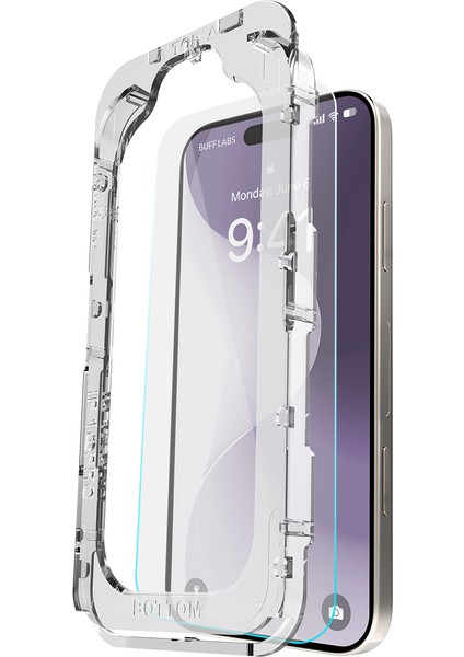 Buff iPhone 16 Plus Glass Easyfit Cam Ekran Koruyucu - Şeffaf fiyatları
