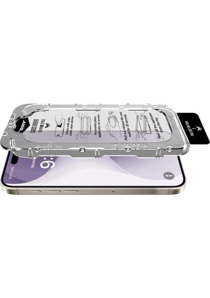 Buff iPhone 16 Plus Glass Easyfit Cam Ekran Koruyucu - Şeffaf indirimleri