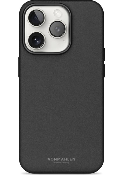 Deri Görünümlü Kapak & Kılıf Apple iPhone 16 Pro - Siyah