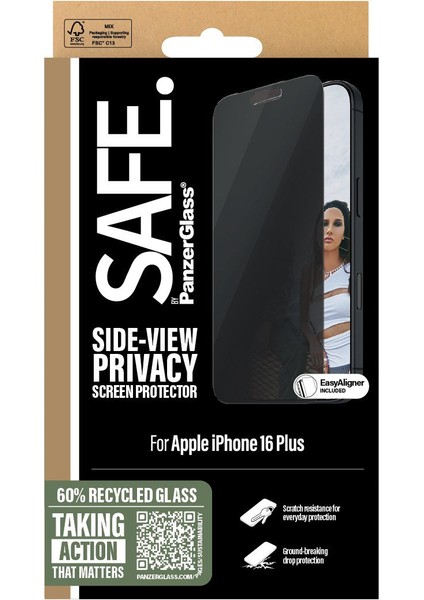 iPhone 16 Plus Privacy Uwf Ekran Koruyucu