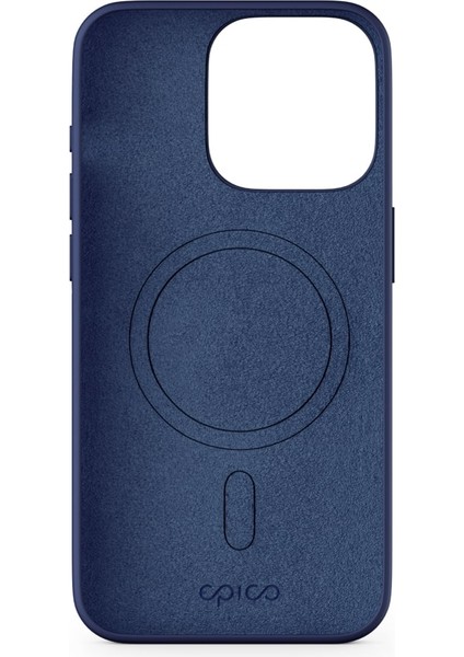 Mag+ Silikon Kılıf Apple iPhone 15 Pro - Mavi