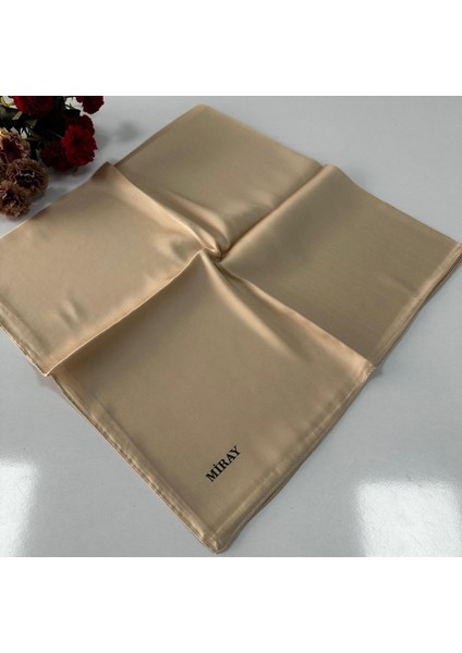 Düz Kristal Eşarp Krem LTA0517
