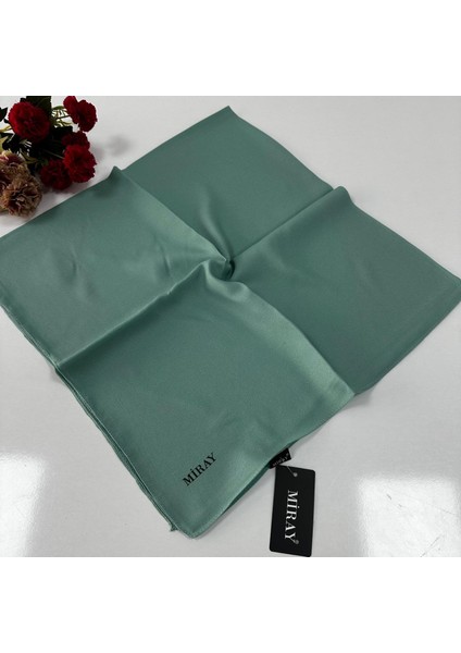 Düz Kristal Krep Eşarp Mint LTA0604