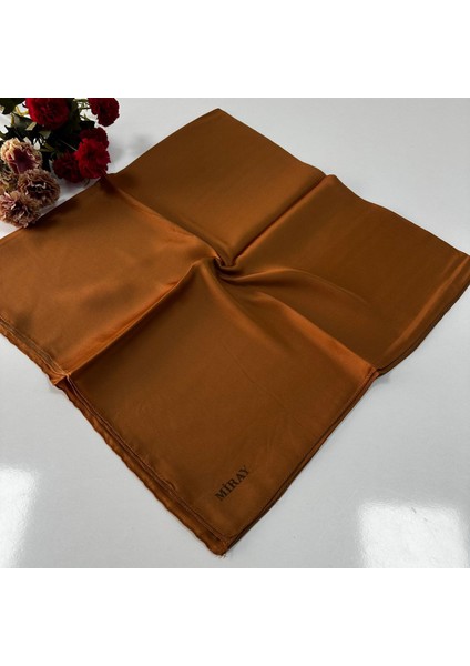 Düz Kristal Eşarp Tarçın LTA0516
