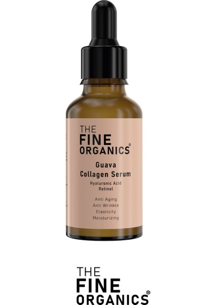 The Fine Organics Guava Özlü Collagen + Retinol Serum 30 ml